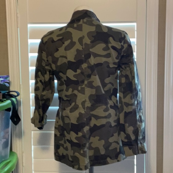 Charlotte Russe Green and Black Utility Jacket - Picture 3 of 8